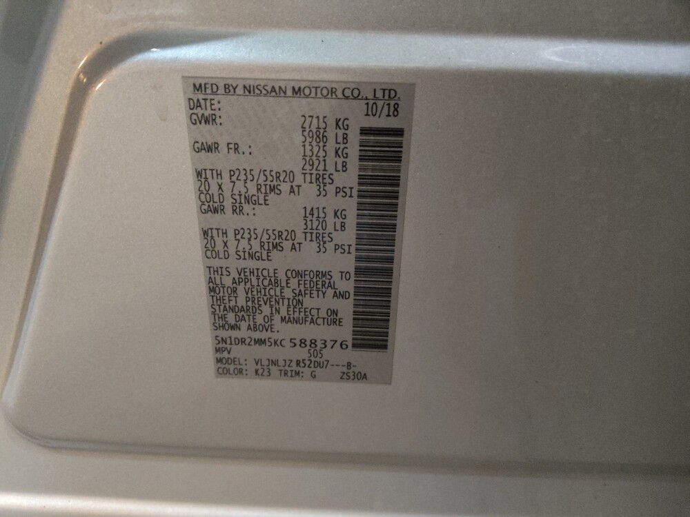 2019 Nissan Pathfinder in Williamstown, NJ 8094 - 18085371 33