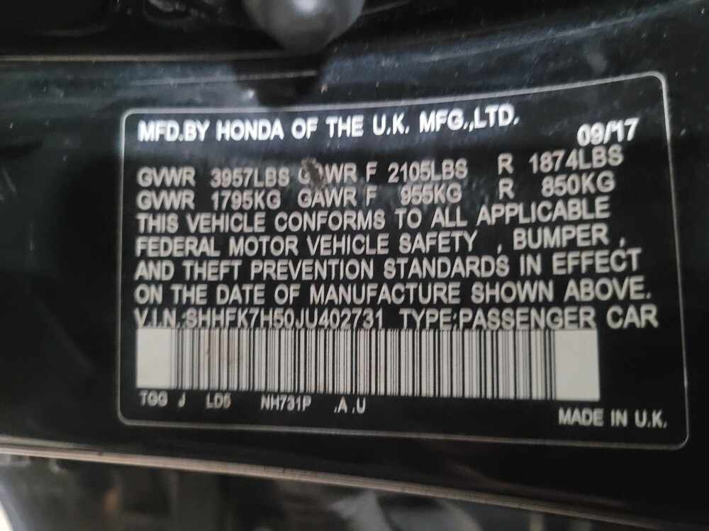 2018 Honda Civic in Owings Mills, MD 21117 - 18085375 33