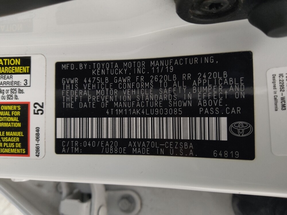 2020 Toyota Camry in St. Louis, MO 63125 - 18085383 33