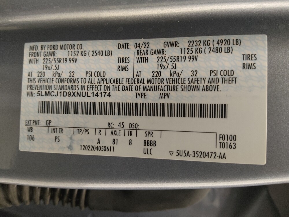 2022 Lincoln Corsair in Madison, TN 37115 - 18085391 33