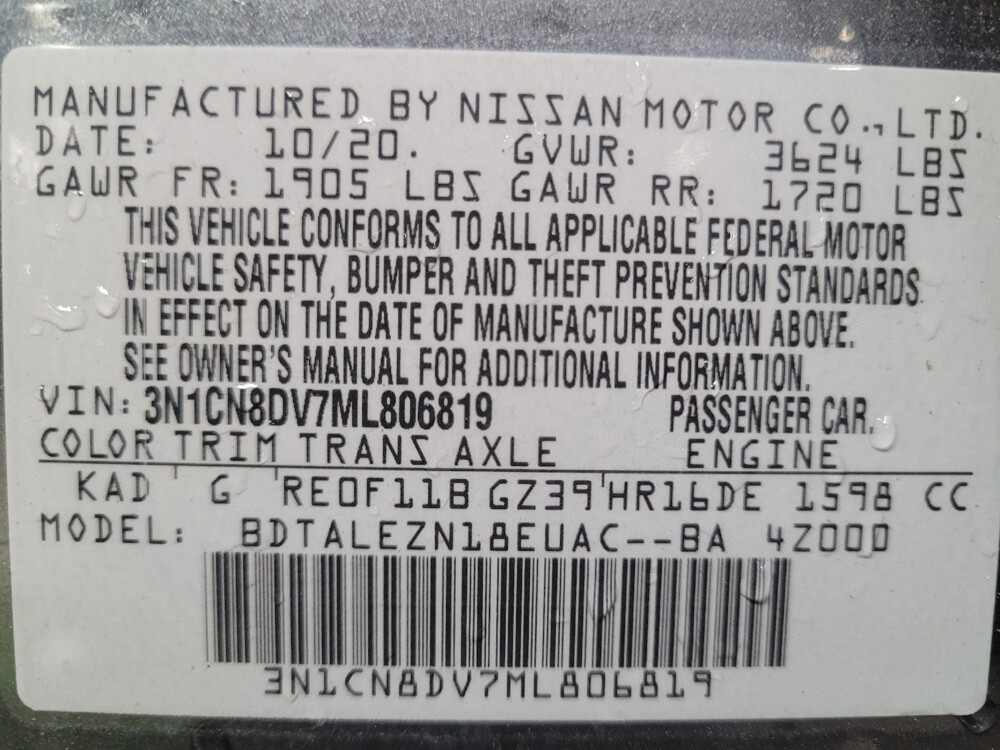 2021 Nissan Versa in Bradenton, FL 34207 - 18085421 33