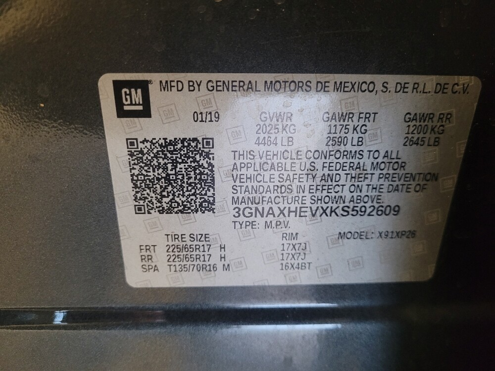 2019 Chevrolet Equinox in West Palm Beach, FL 33409 - 18085460 33