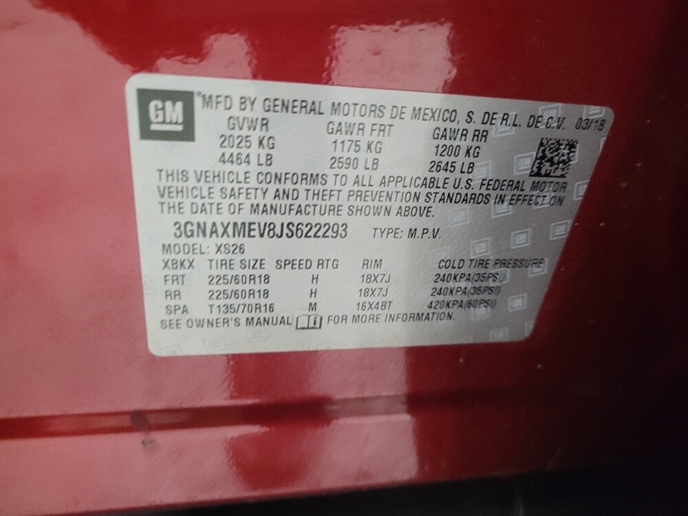 2018 Chevrolet Equinox in Union City, GA 30291 - 18085481 33