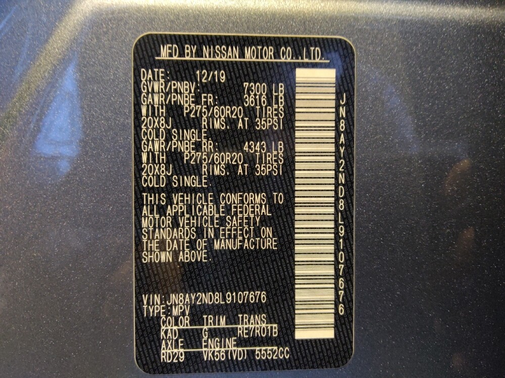 2020 Nissan Armada in Mesa, AZ 85210 - 18085491 33