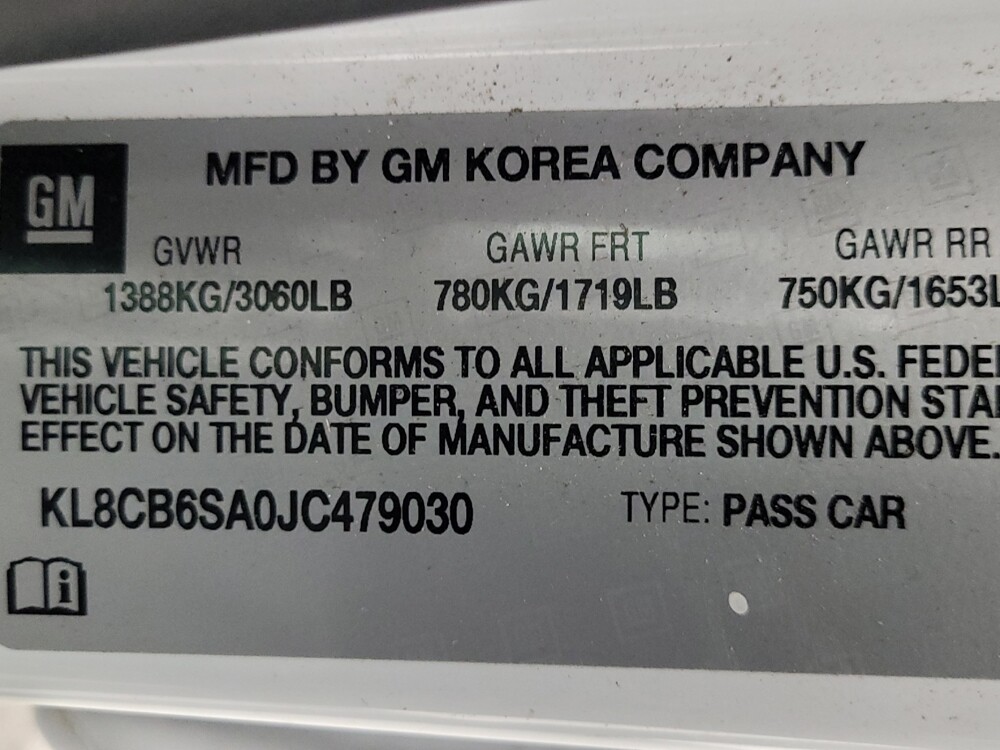 2018 Chevrolet Spark in Las Vegas, NV 89104 - 18085538 33