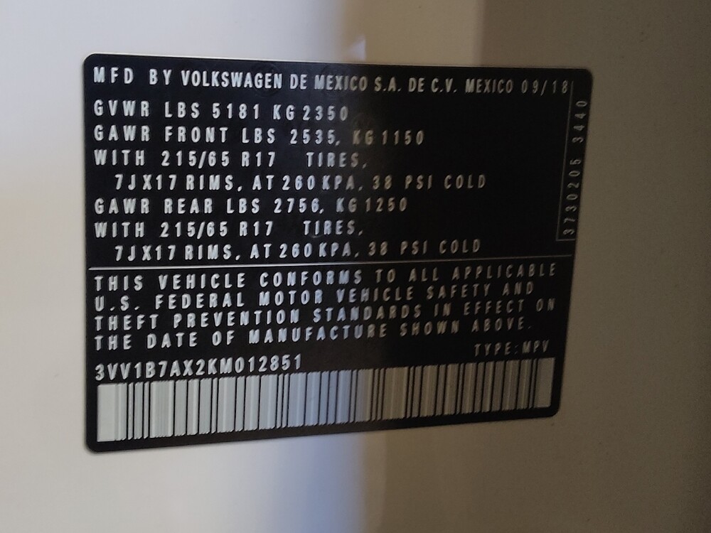 2019 Volkswagen Tiguan in Miami, FL 33157 - 18085552 33