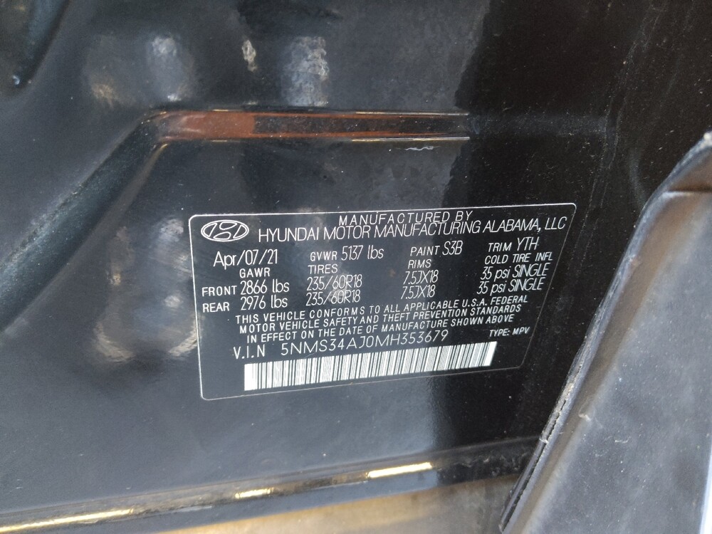 2021 Hyundai Santa Fe in Madison, TN 37115 - 18085583 33