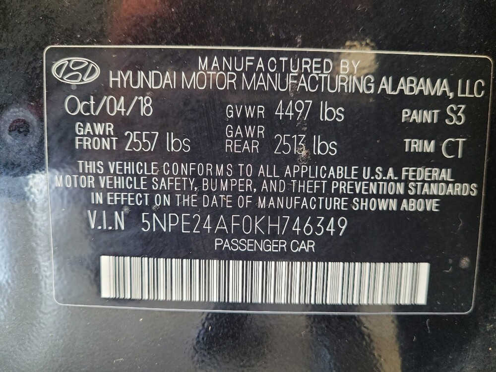 2019 Hyundai Sonata in Downey, CA 90241 - 18085846 33