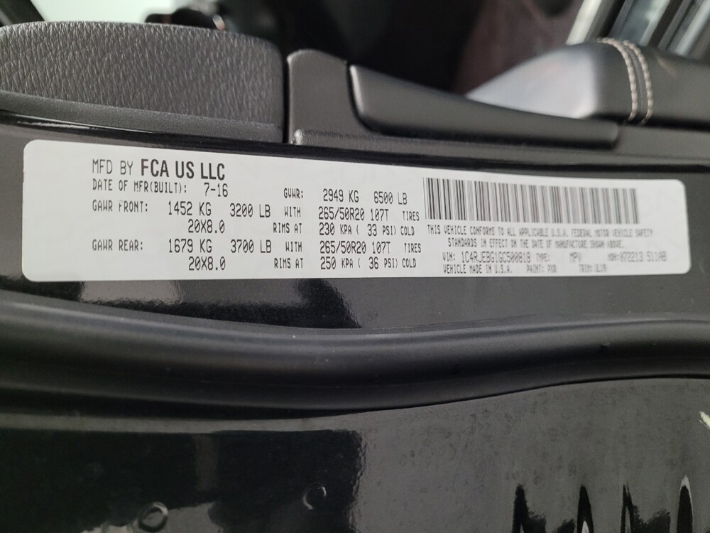 2016 Jeep Grand Cherokee in Downey, CA 90241 - 18085874 33