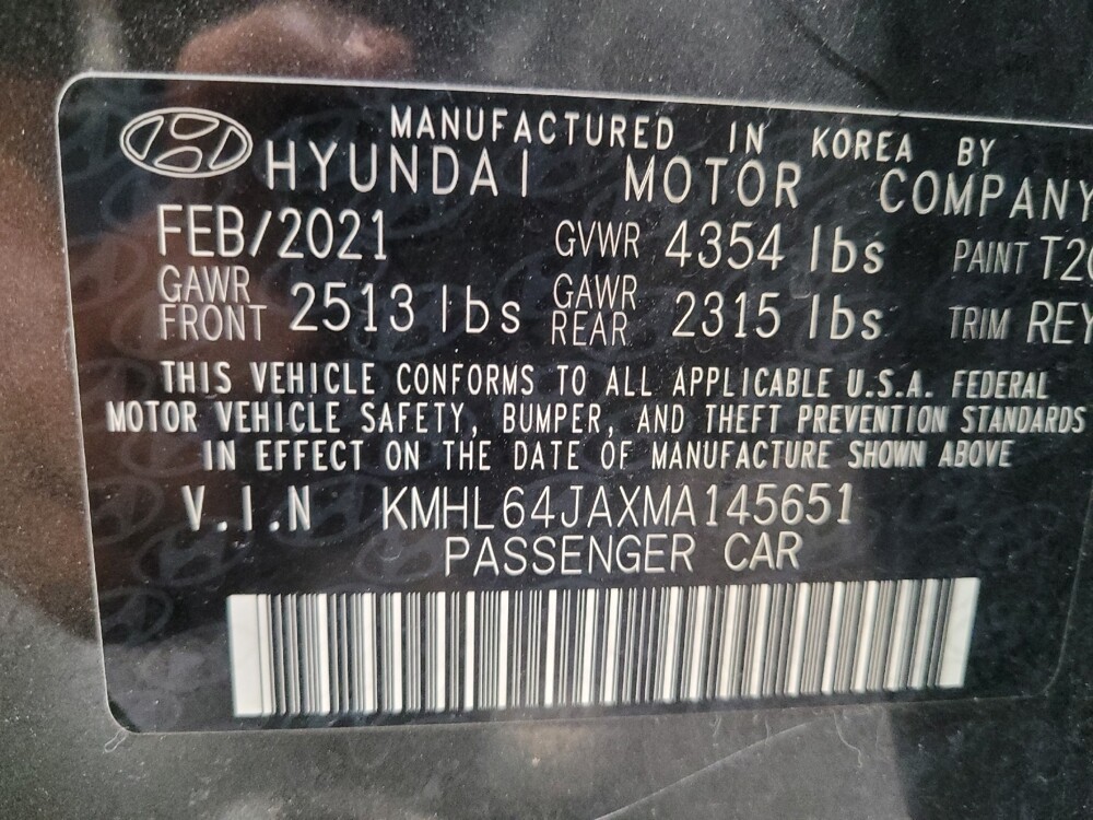 2021 Hyundai Sonata in Downey, CA 90241 - 18085876 33