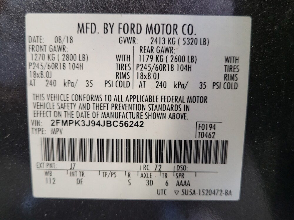 2018 Ford Edge in Downey, CA 90241 - 18085890 33