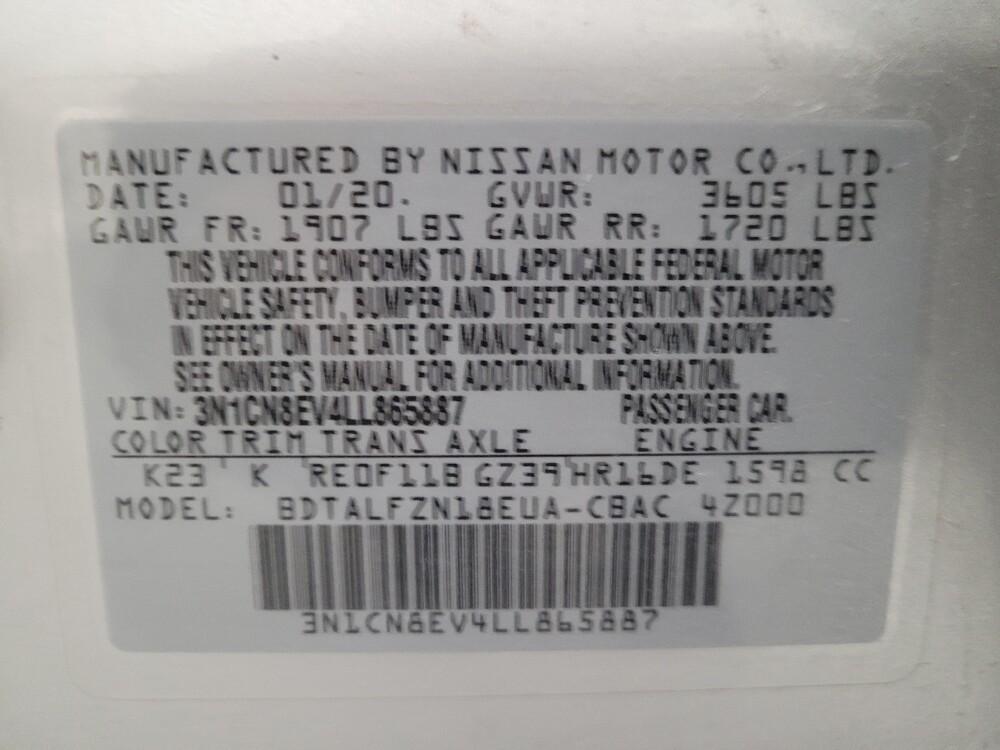 2020 Nissan Versa in Fresno, CA 93726 - 18085911 33