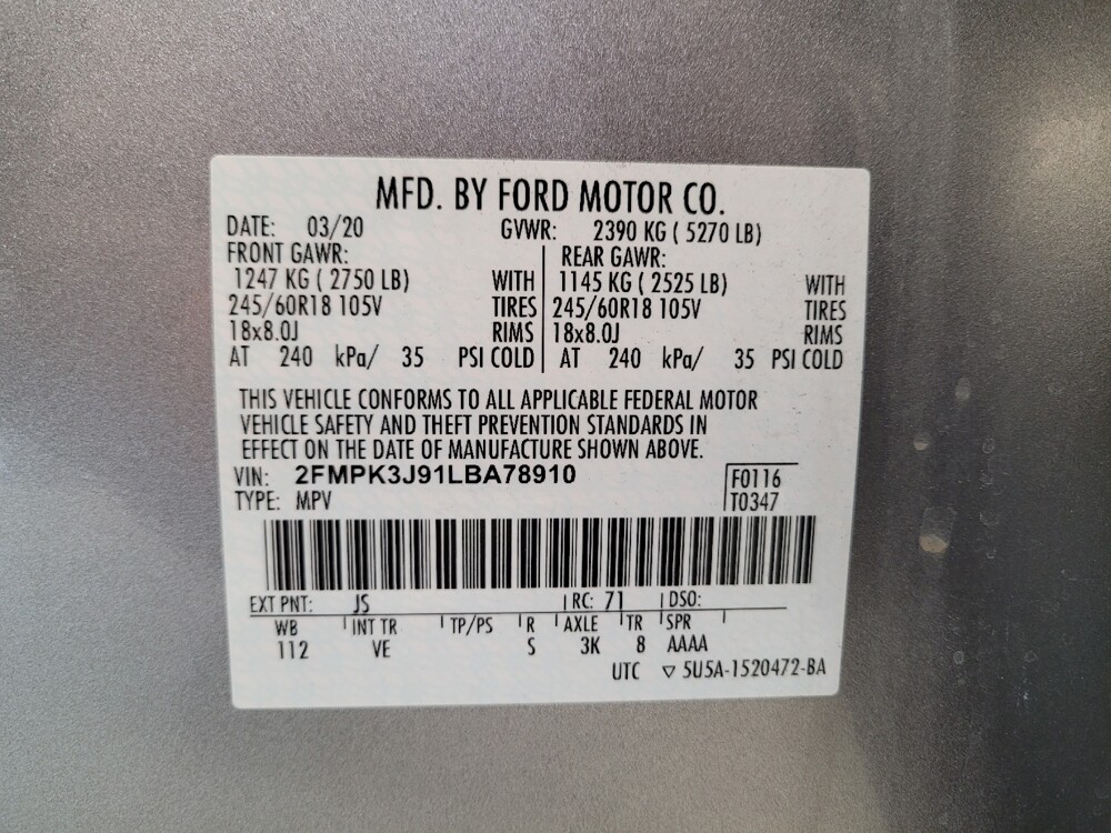 2020 Ford Edge in Riverside, CA 92504 - 18085915 33