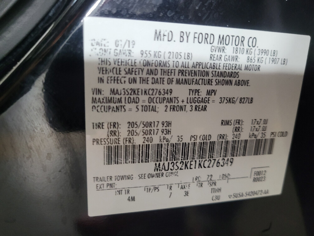 2019 Ford EcoSport in Union City, GA 30291 - 18085920 33
