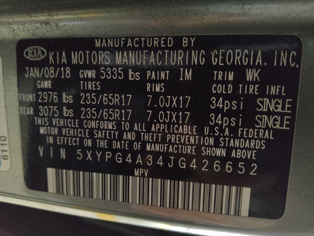 2018 Kia Sorento in Duluth, GA 30096 - 18085923 33