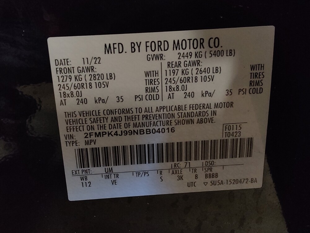 2022 Ford Edge in Augusta, GA 30907 - 18085942 33