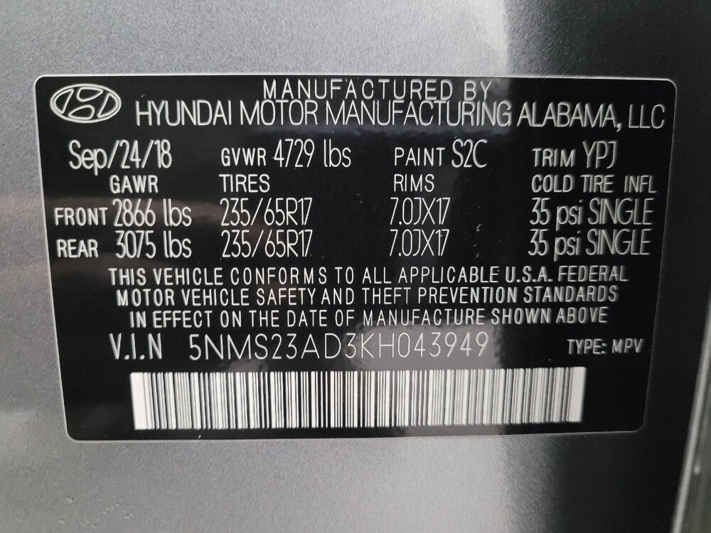 2019 Hyundai Santa Fe in Albuquerque, NM 87113 - 18085962 33