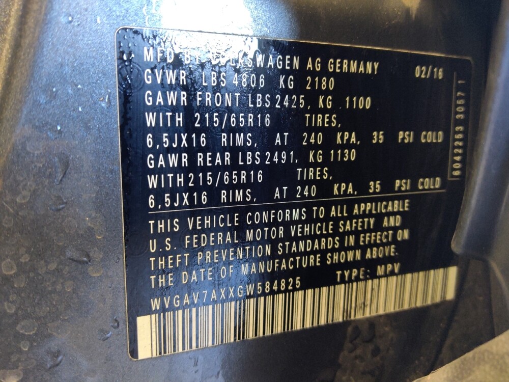 2016 Volkswagen Tiguan in Tucson, AZ 85705 - 18085968 33