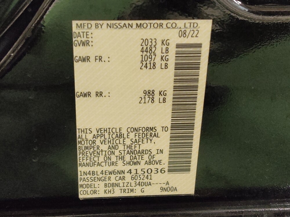 2022 Nissan Altima in Lubbock, TX 79424 - 18085977 33