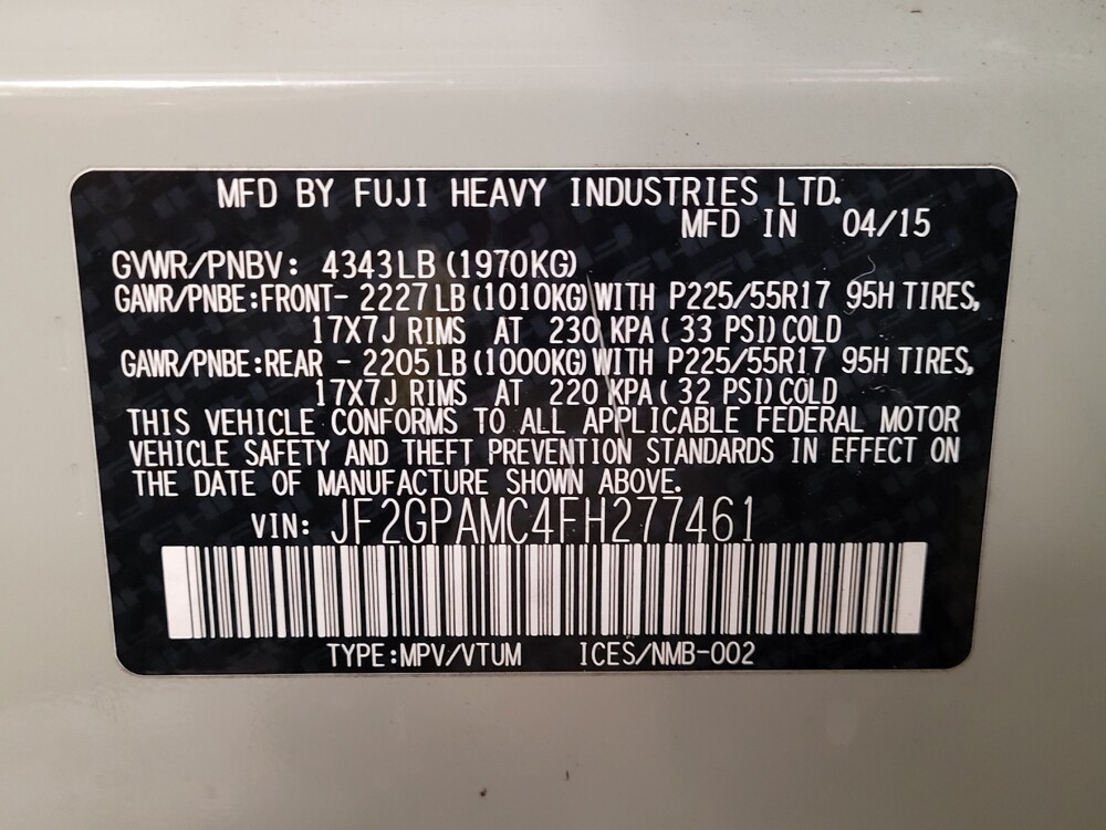 2015 Subaru XV Crosstrek in Orlando, FL 32808 - 18085990 33