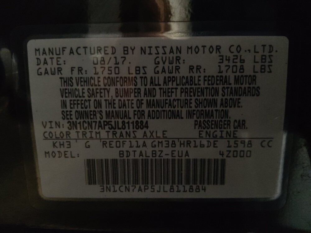 2018 Nissan Versa in Pensacola, FL 32505 - 18085993 33