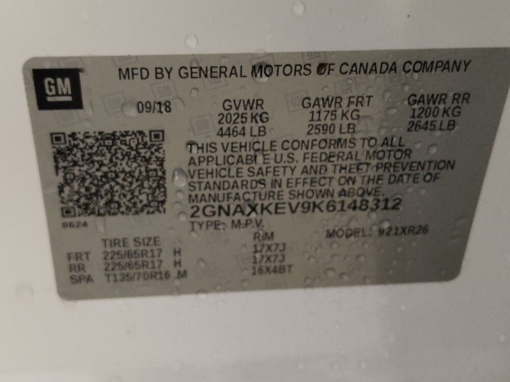 2019 Chevrolet Equinox in Winston-Salem, NC 27103 - 18086000 33