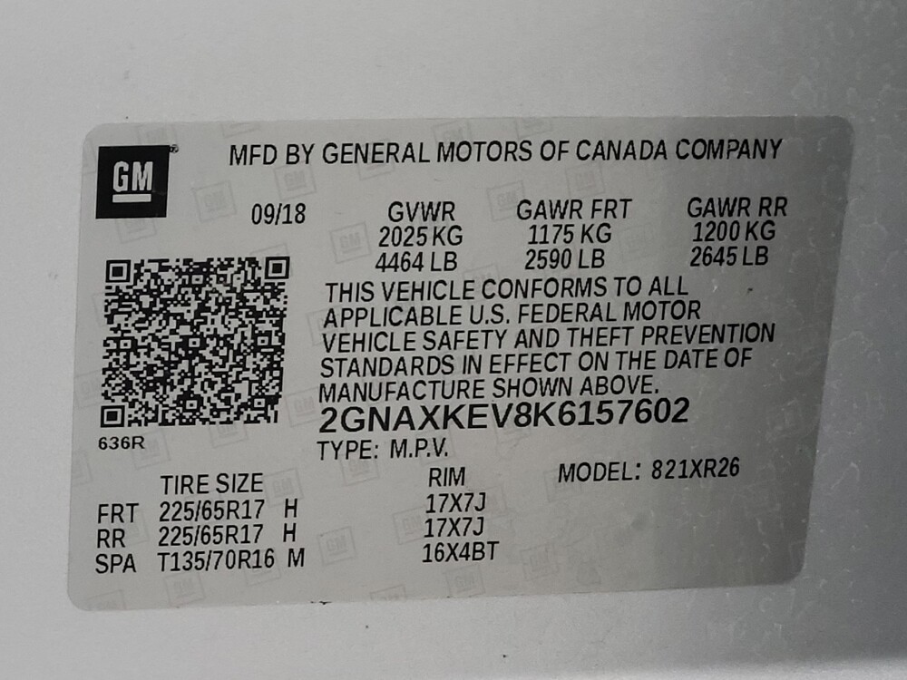 2019 Chevrolet Equinox in Memphis, TN 38115 - 18086017 33