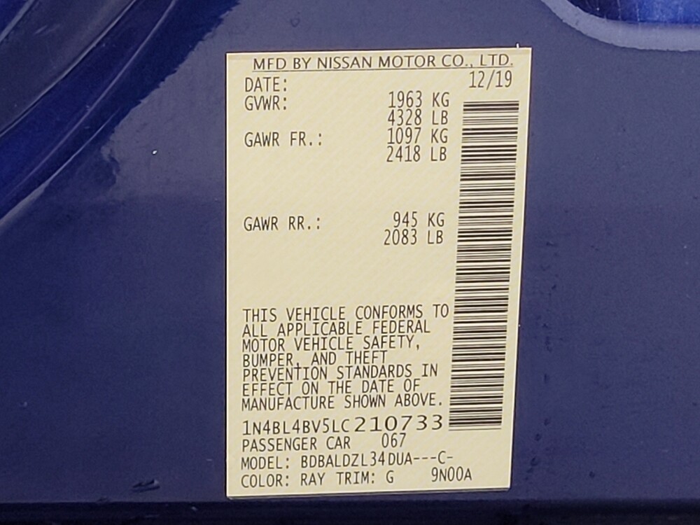 2020 Nissan Altima in Madison, TN 37115 - 18086018 33