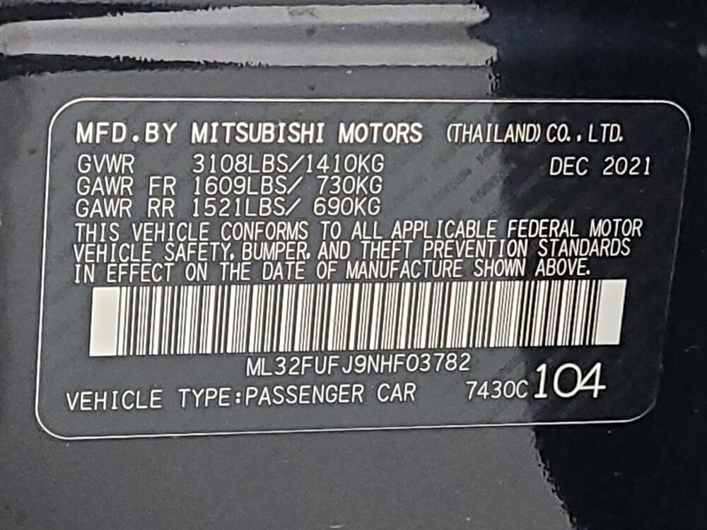 2022 Mitsubishi Mirage G4 in Huntsville, AL 35816 - 18086020 33