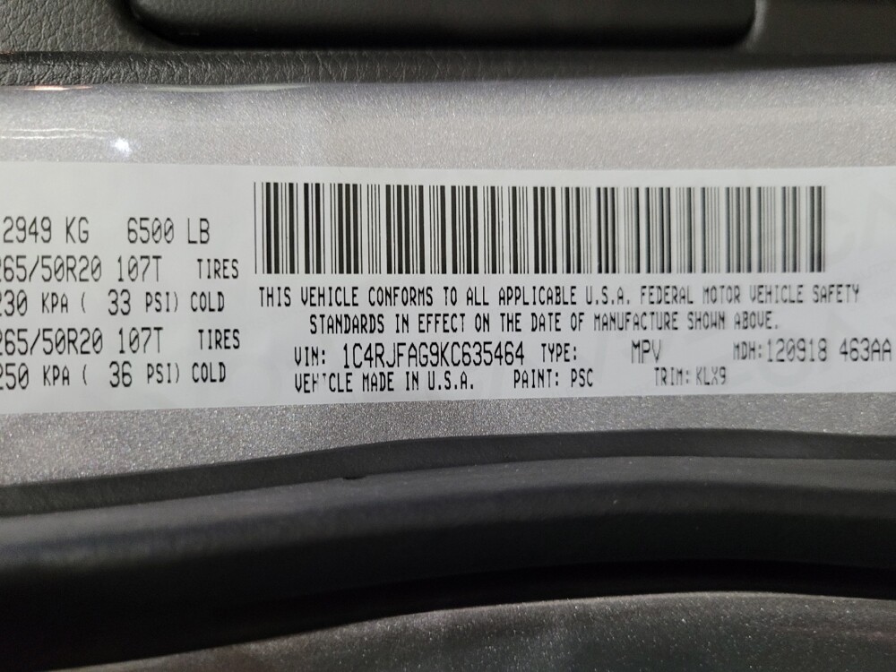 2019 Jeep Grand Cherokee in Williamstown, NJ 8094 - 18086048 33