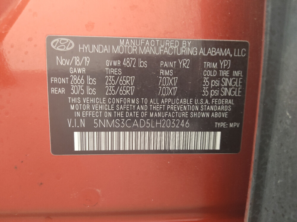 2020 Hyundai Santa Fe in Topeka, KS 66611 - 18086065 33