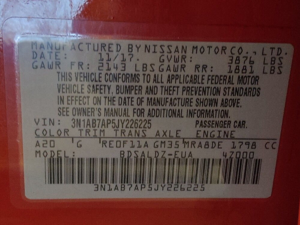 2018 Nissan Sentra in Pensacola, FL 32505 - 18086091 33