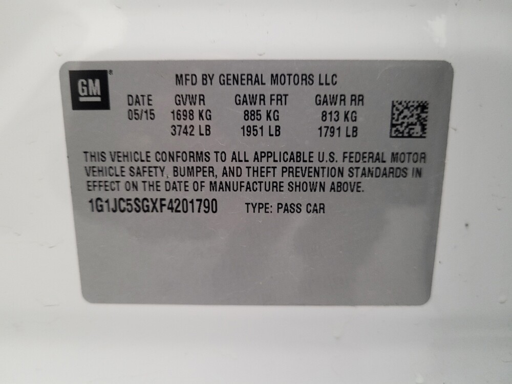 2015 Chevrolet Sonic in Riverside, CA 92504 - 18086103 33