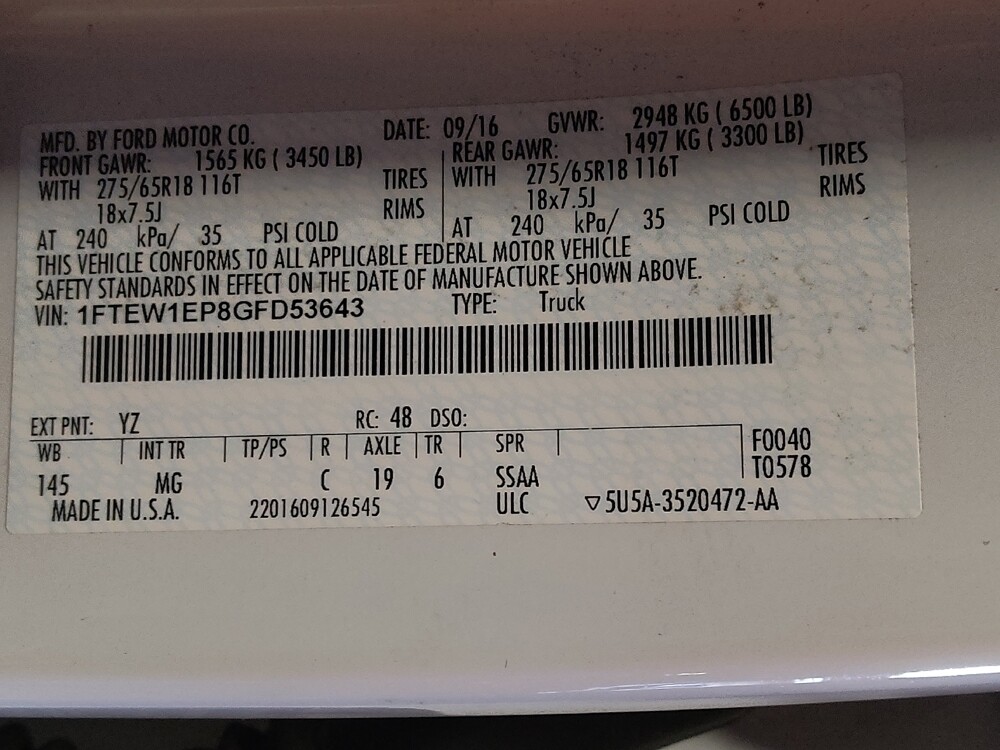 2016 Ford F150 in West Palm Beach, FL 33409 - 18086116 33