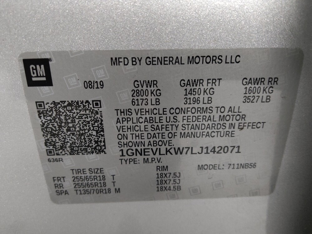 2020 Chevrolet Traverse in Athens, GA 30606 - 18086122 33