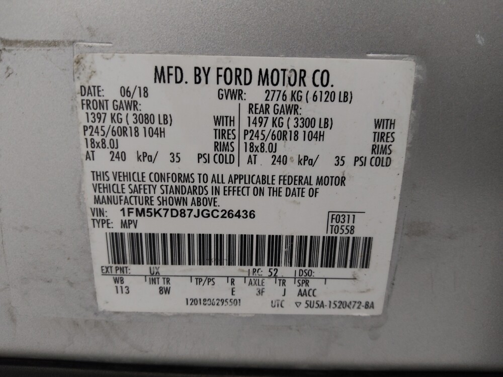 2018 Ford Explorer in Springfield, MO 65807 - 18086123 33