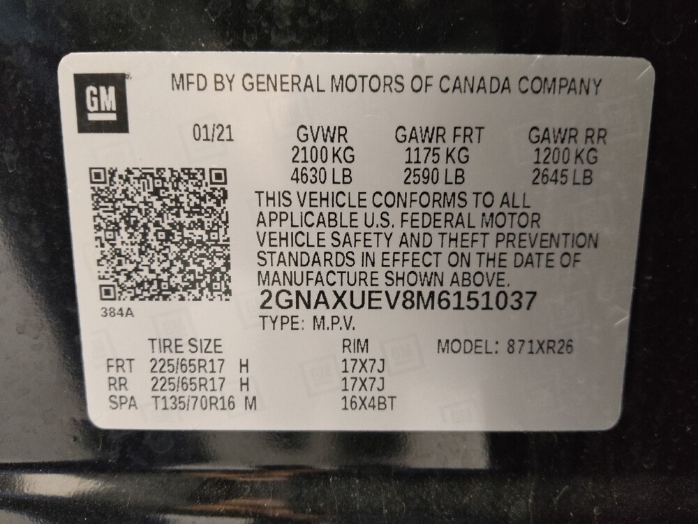 2021 Chevrolet Equinox in St. Louis, MO 63136 - 18086135 33