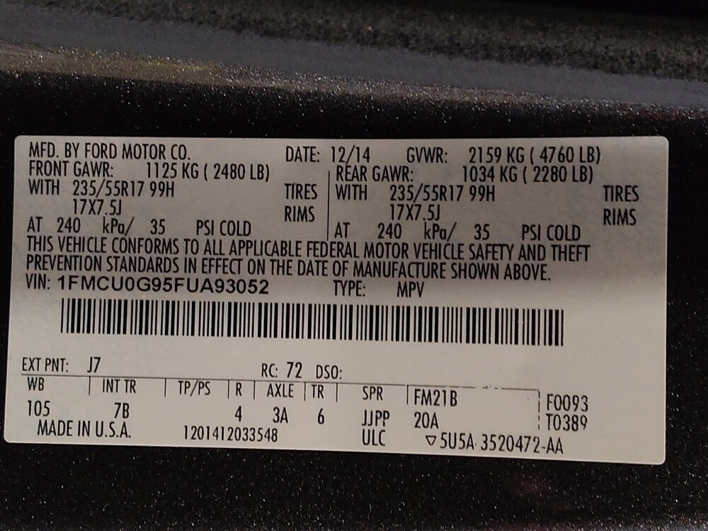 2015 Ford Escape in Orlando, FL 32808 - 18086140 33