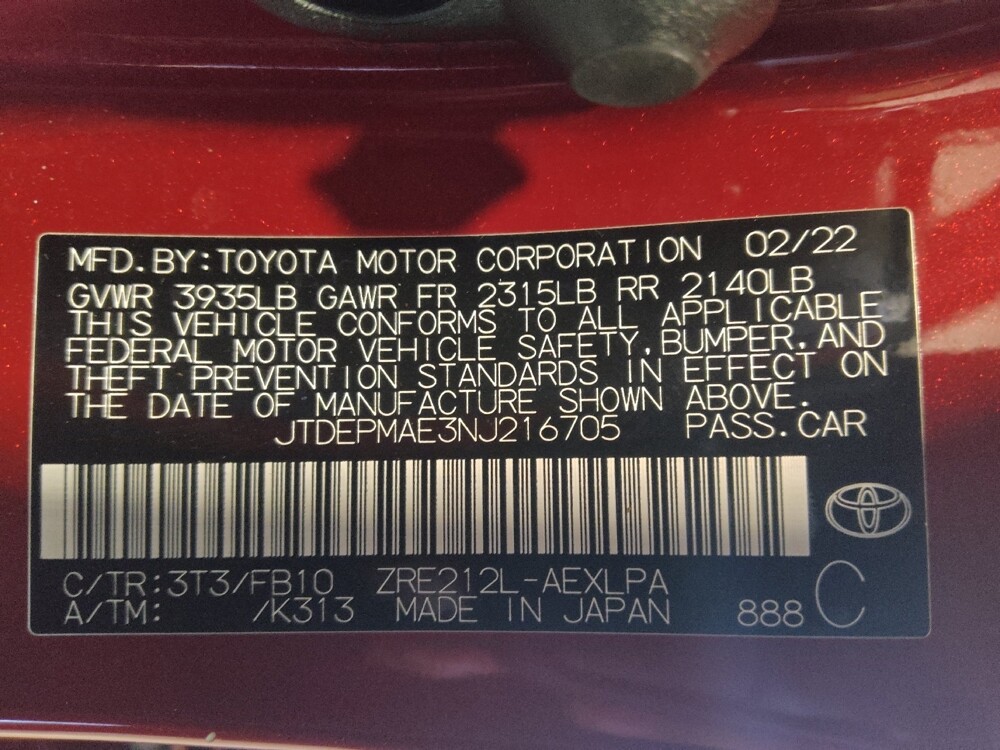 2022 Toyota Corolla in Orlando, FL 32808 - 18086142 33