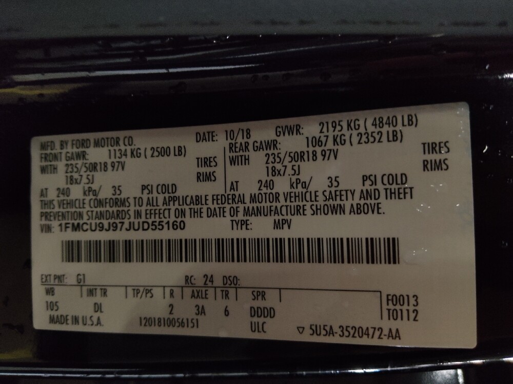 2018 Ford Escape in Clearwater, FL 33764 - 18086149 33