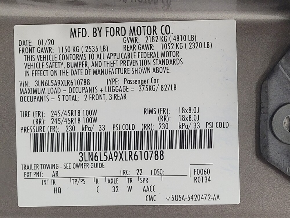 2020 Lincoln MKZ in Memphis, TN 38128 - 18086169 33