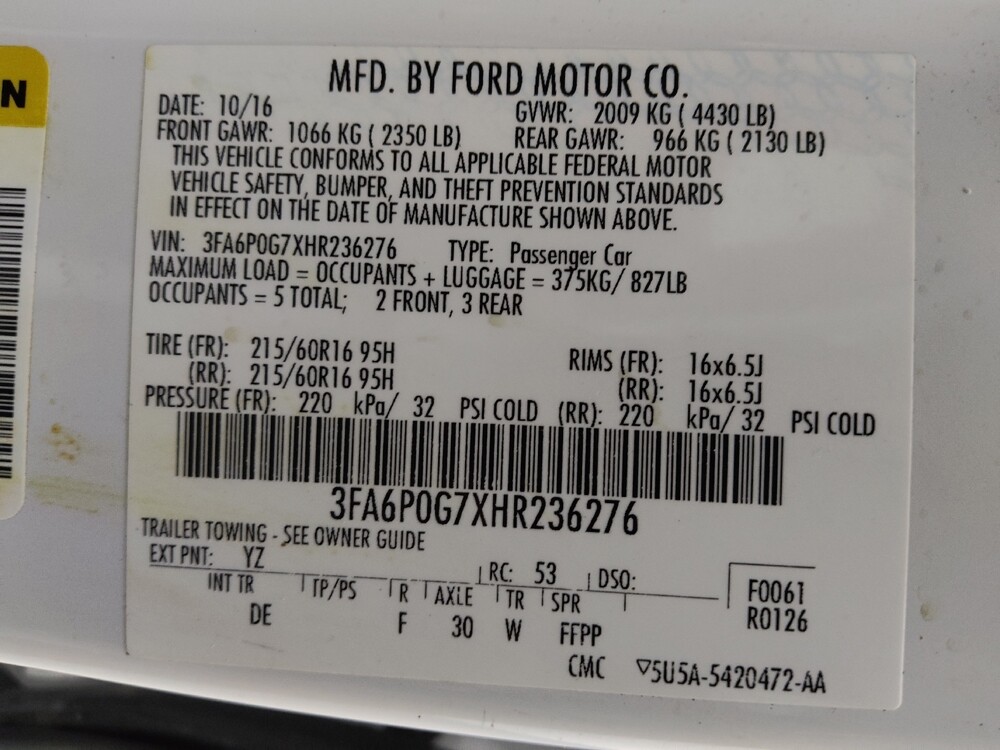 2017 Ford Fusion in Denver, CO 80012 - 18086176 33