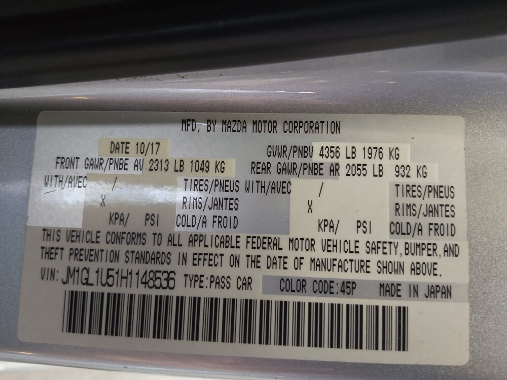 2017 Mazda MAZDA6 in Tallahassee, FL 32304 - 18086183 33