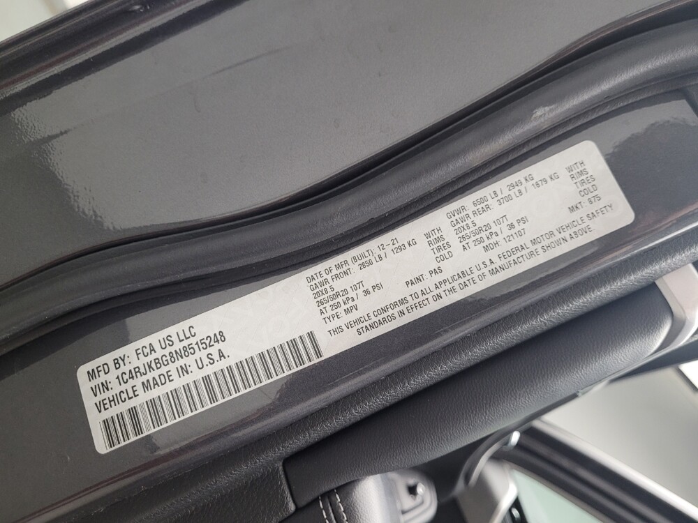 2022 Jeep Grand Cherokee L in Madison, TN 37115 - 18086188 33