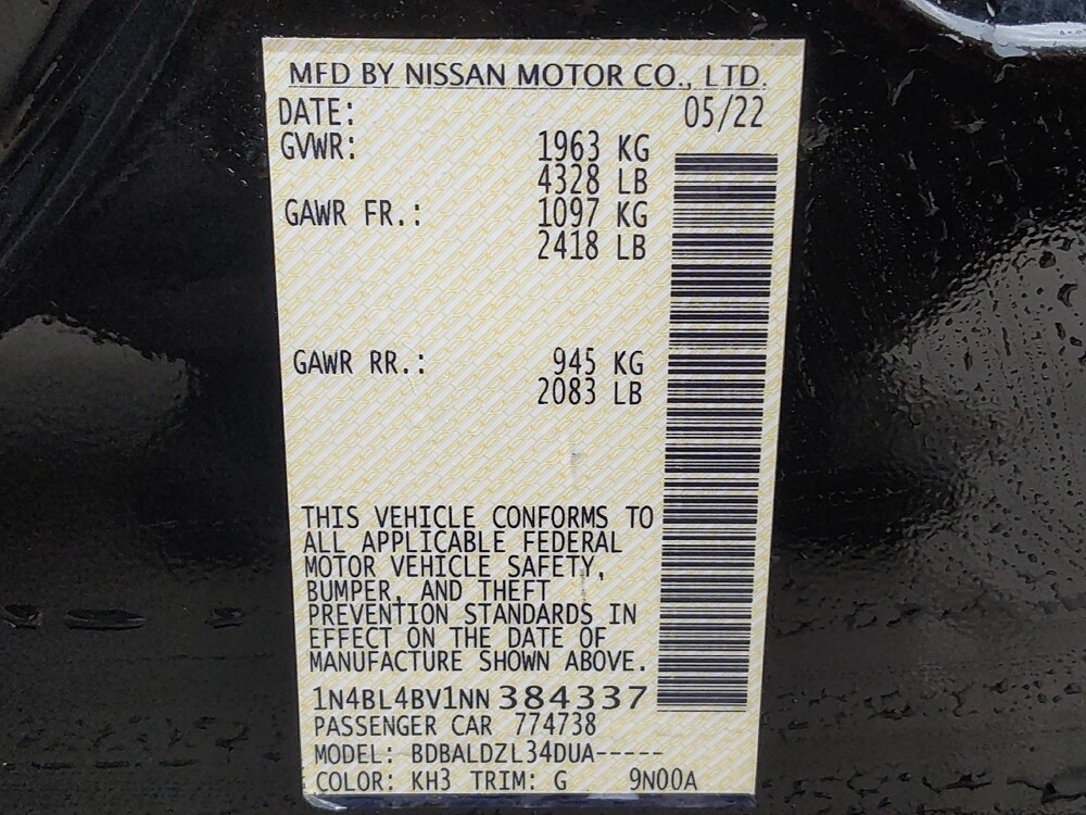 2022 Nissan Altima in Houston, TX 77034 - 18086190 33