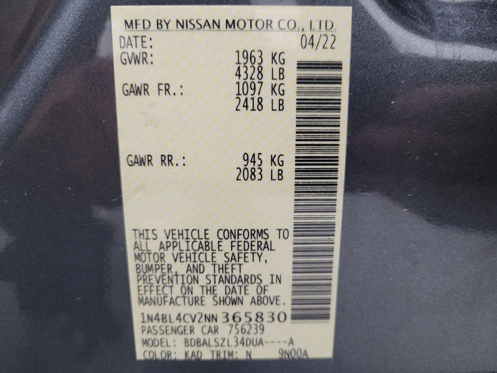 2022 Nissan Altima in Antioch, TN 37013 - 18086197 33