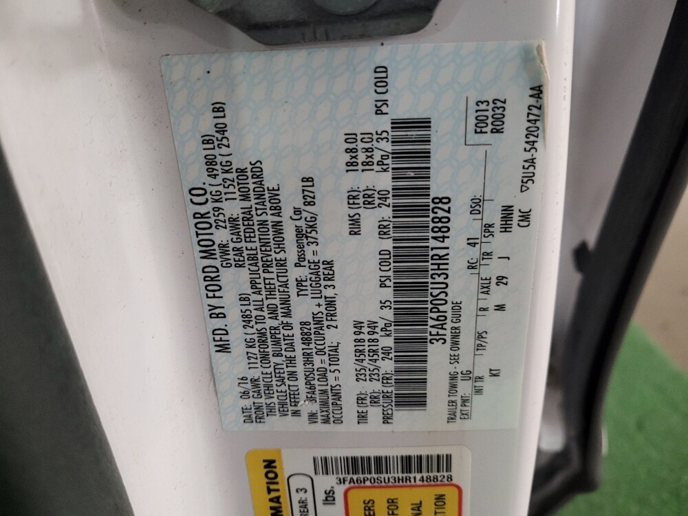 2017 Ford Fusion in Arlington, TX 76011 - 18086216 33