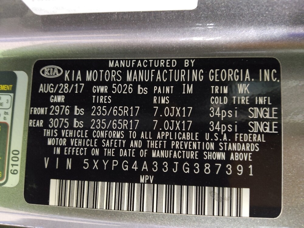 2018 Kia Sorento in Tallahassee, FL 32304 - 18086229 33