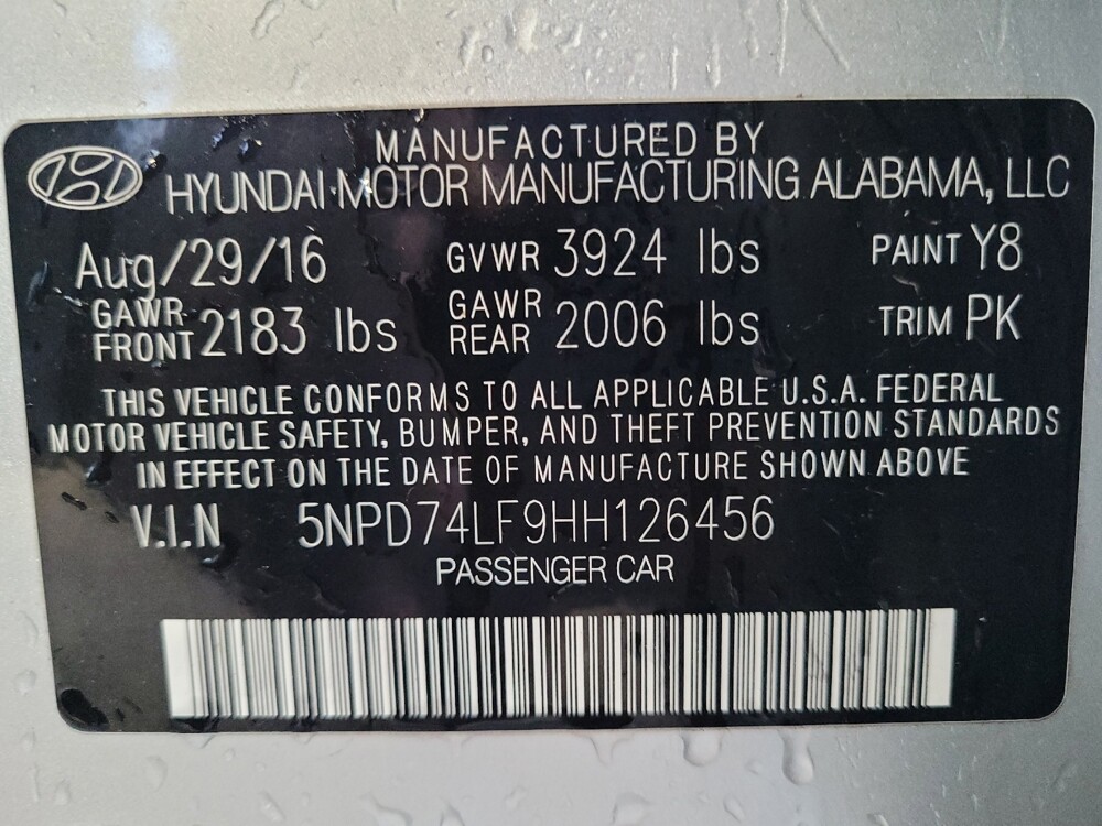 2017 Hyundai Elantra in Lakeland, FL 33815 - 18086236 33