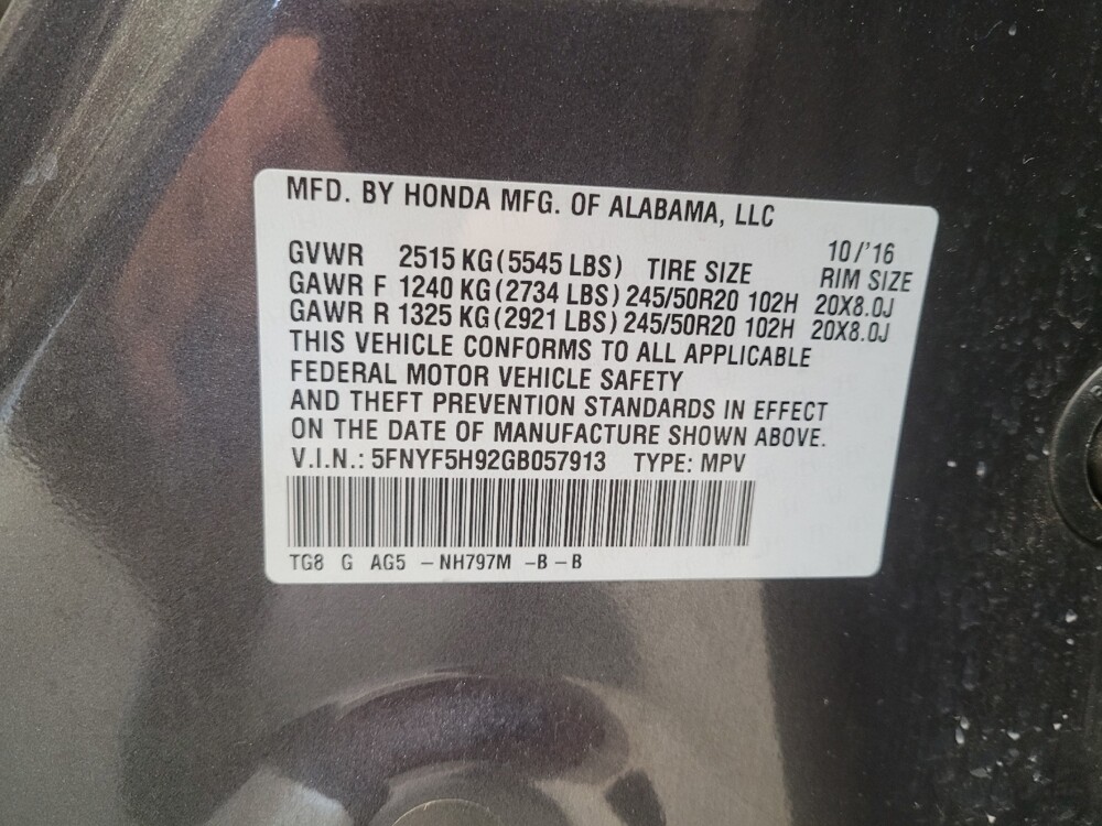 2016 Honda Pilot in El Cajon, CA 92020 - 18086247 33